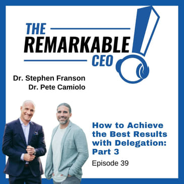 039 - How to Achieve the Best Results with Delegation: Part 3