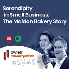 Acquired serendipitously, and then transformed: Rebecca Barnett's 154 year old Maldon Bakery acquisition.