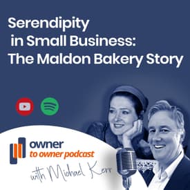 Acquired serendipitously, and then transformed: Rebecca Barnett's 154 year old Maldon Bakery acquisition.