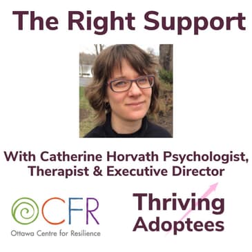 The Right Support With Catherine Horvath Psychologist, Therapist & Executive Director