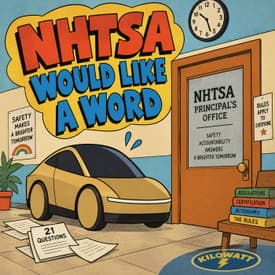 NHTSA Would Like a Word
