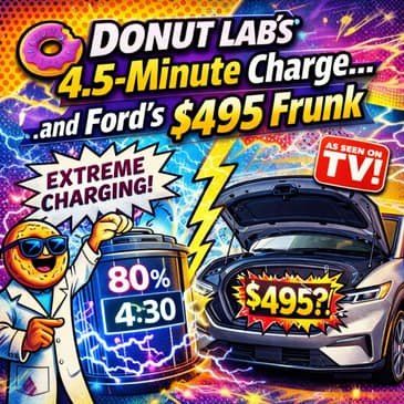 Donut Labs’ 4.5-Minute Charge… and Ford’s $495 Frunk