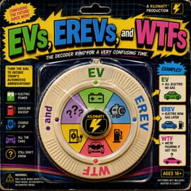 EVs, EREVs, and WTFs
