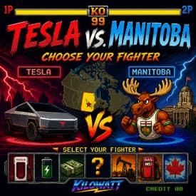 Tesla vs. Manitoba: Choose Your Fighter