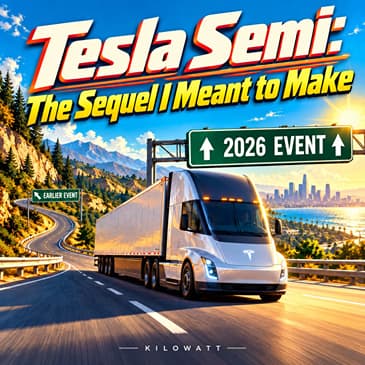 Tesla Semi: The Sequel I Meant to Make