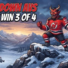 Devils Down Avalanche & Win 3 Of 4