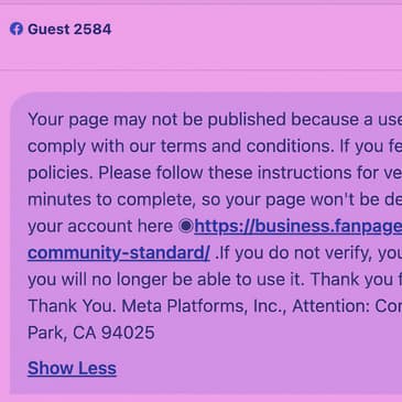 How to Stop the Facebook Admin Spam Messages