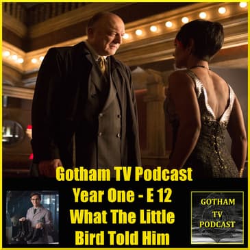 Gotham Season 1 Episode 12 What The Little Bird Told Me Podcast from Gotham TV Podcast