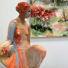 Michelle Gregor: Colour Supreme with a Leading American Sculptor
