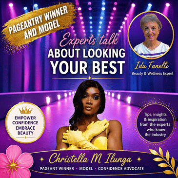 Christella Merveille Ilunga Model and Pageant Winner Shares Beauty Tips!