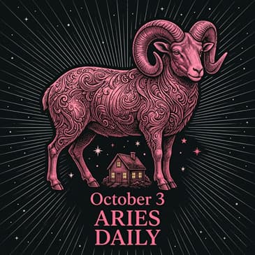 Saturday, October 3, 2026 Aries Horoscope Today