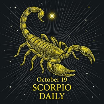 Monday, October 19, 2026 Scorpio Horoscope Today