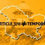 Stop With the Fake News, Article 370 Was NOT a Temporary Provision