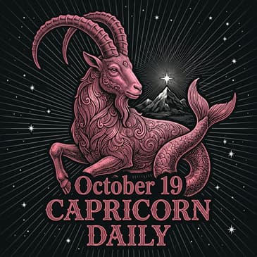 Monday, October 19, 2026 Capricorn Horoscope Today