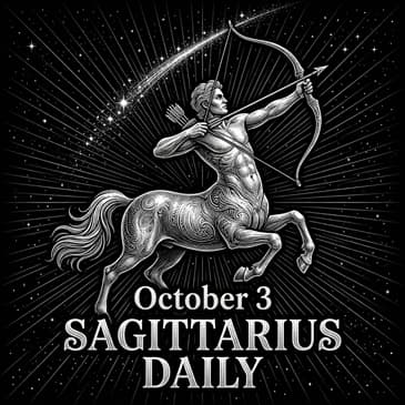 Saturday, October 3, 2026 Sagittarius Horoscope Today
