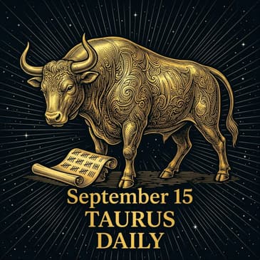 Tuesday, September 15, 2026 Taurus Horoscope Today