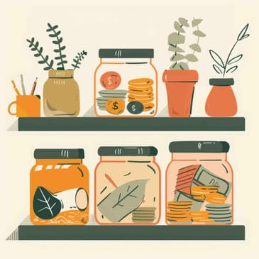 2838: Learning to Budget With a Money Jar System by Steve Martile with Get Rich Slowly on Financial Freedom