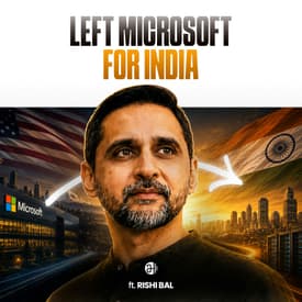 Why He Walked Away From Microsoft To Build India's AI | Rishi Bal, BharatGen CEO