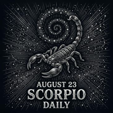 Sunday, August 23, 2026 Scorpio Horoscope Today