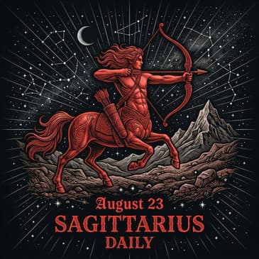 Sunday, August 23, 2026 Sagittarius Horoscope Today