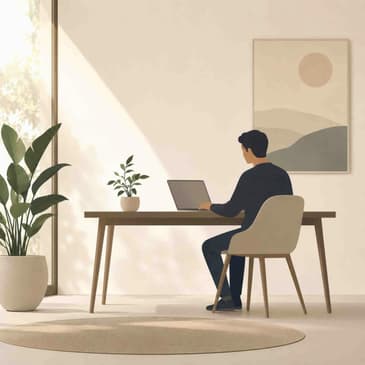 2055: How a Minimalist Workspace Can Improve Productivity by Luke Smith on Minimalist Workspace