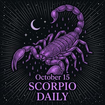 Thursday, October 15, 2026 Scorpio Horoscope Today