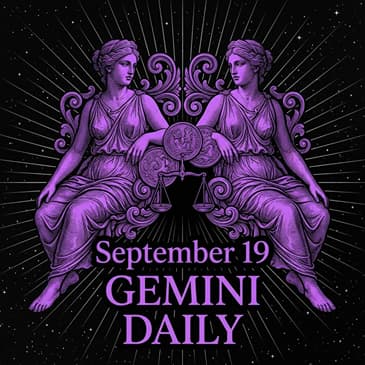 Saturday, September 19, 2026 Gemini Horoscope Today