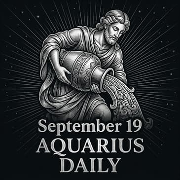 Saturday, September 19, 2026 Aquarius Horoscope Today