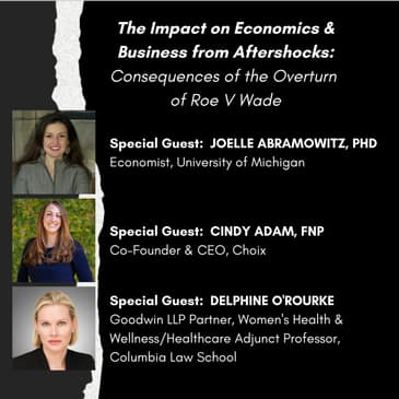 The Impact on Economics and Business from Aftershocks: Consequences of the Overturn of Roe v Wade