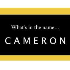 S3.76 - What's in a Name... "Cameron"