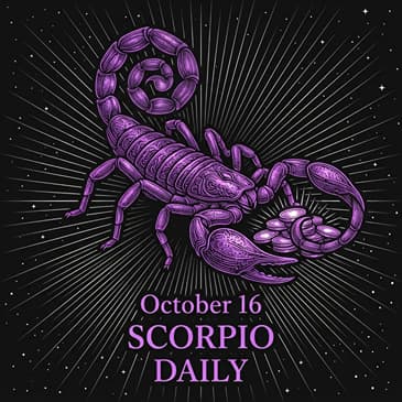 Friday, October 16, 2026 Scorpio Horoscope Today
