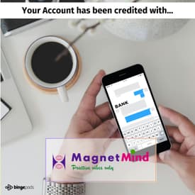 Your Account has been credited with...