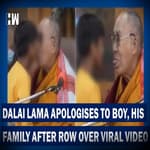 Dalai Lama apologises after 'suck my tongue' comment sparks row