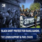 Black Shirt' Protest For Rahul Gandhi, Surprise Trinamool Visit And Parl Chaos