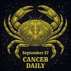 Sunday, September 27, 2026 Cancer Horoscope Today
