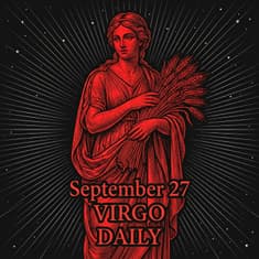 Sunday, September 27, 2026 Virgo Horoscope Today