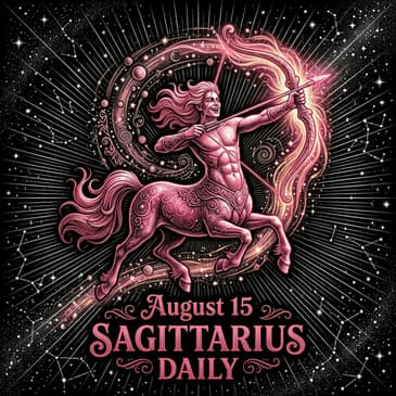 Saturday, August 15, 2026 Sagittarius Horoscope Today