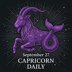 Sunday, September 27, 2026 Capricorn Horoscope Today