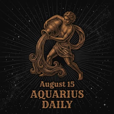 Saturday, August 15, 2026 Aquarius Horoscope Today