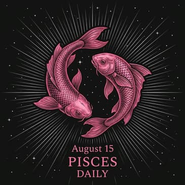 Saturday, August 15, 2026 Pisces Horoscope Today