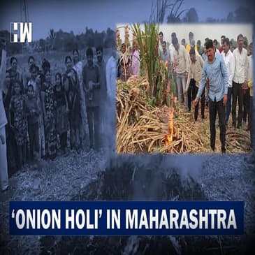 Farmer Lights "Bonfire Of Onions" In Protest Against Crash In Prices