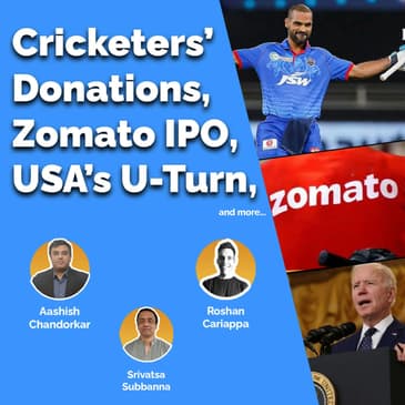 Bharatvaarta Weekly #39 | Cricketers Donate For India | Zomato IPO | USA's U-Turn
