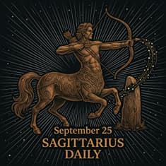 Friday, September 25, 2026 Sagittarius Horoscope Today