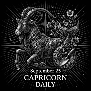 Friday, September 25, 2026 Capricorn Horoscope Today