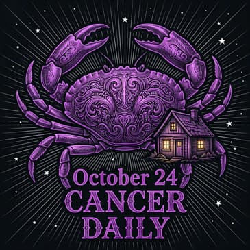 Saturday, October 24, 2026 Cancer Horoscope Today