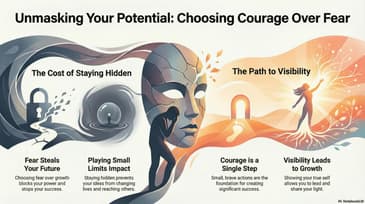 Your fear of being seen is only proof you're ready to grow