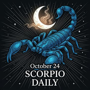 Saturday, October 24, 2026 Scorpio Horoscope Today