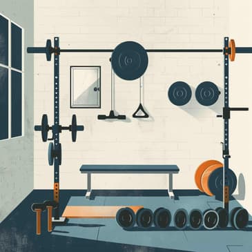 2630: Get Rich With: Olympic Barbells by Mr. Money Mustache on Garage & Home Gyms