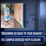 Headlines: Many JNU Buildings Defaced With "Anti-Brahmin" Slogans