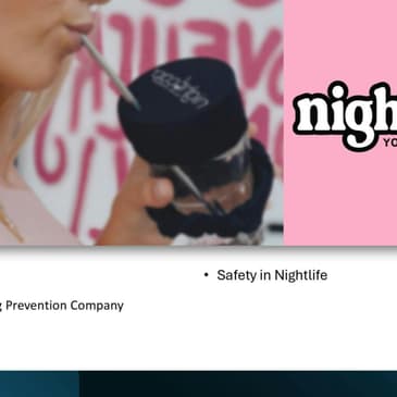 NightCap The Drink Spiking Prevention Company with: Shirah Benarde